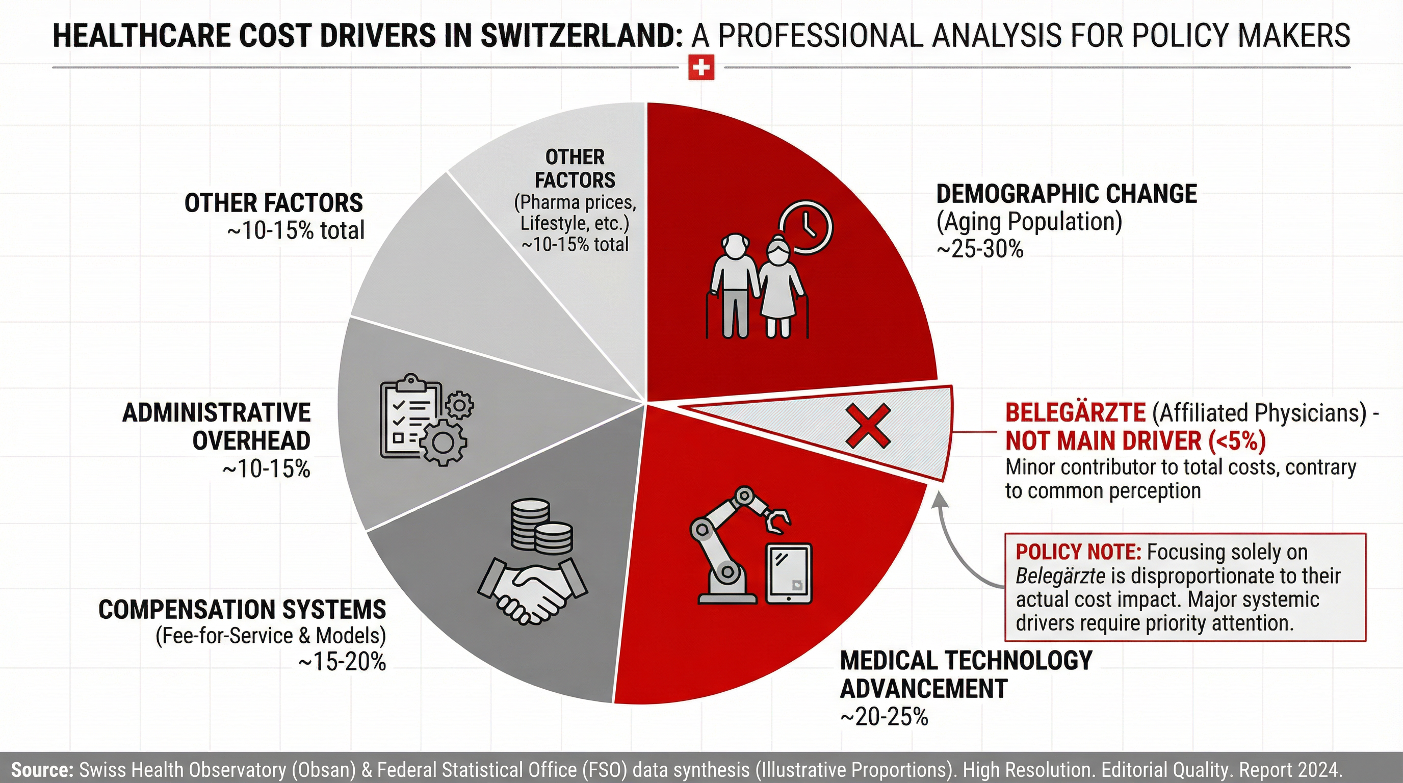 Kostentreiber im Schweizer Gesundheitswesen